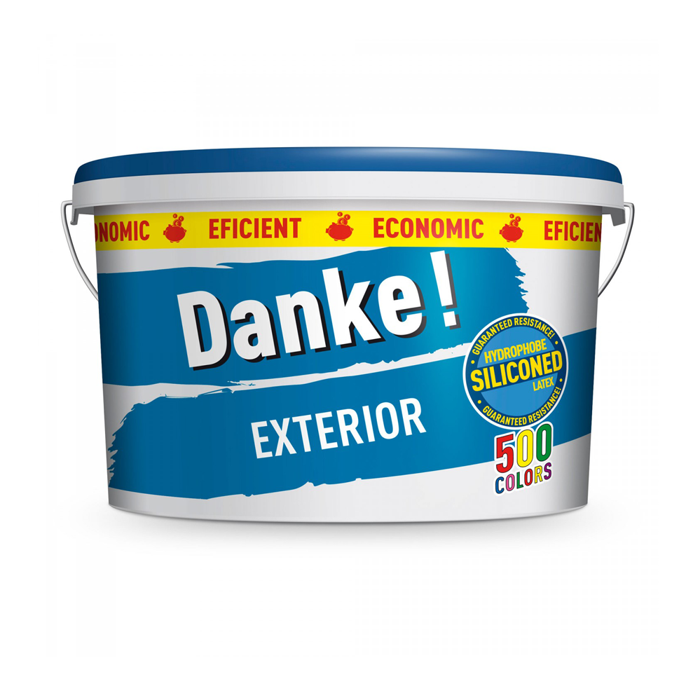 Vopsea lavabila pentru exterior Danke 5 L