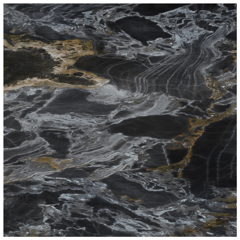 Gresie portelanata Azahar Black  45 x 45  lucioasa