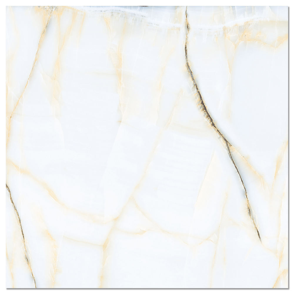 Gresie portelanata Oropesa White  45 x 45  lucioasa