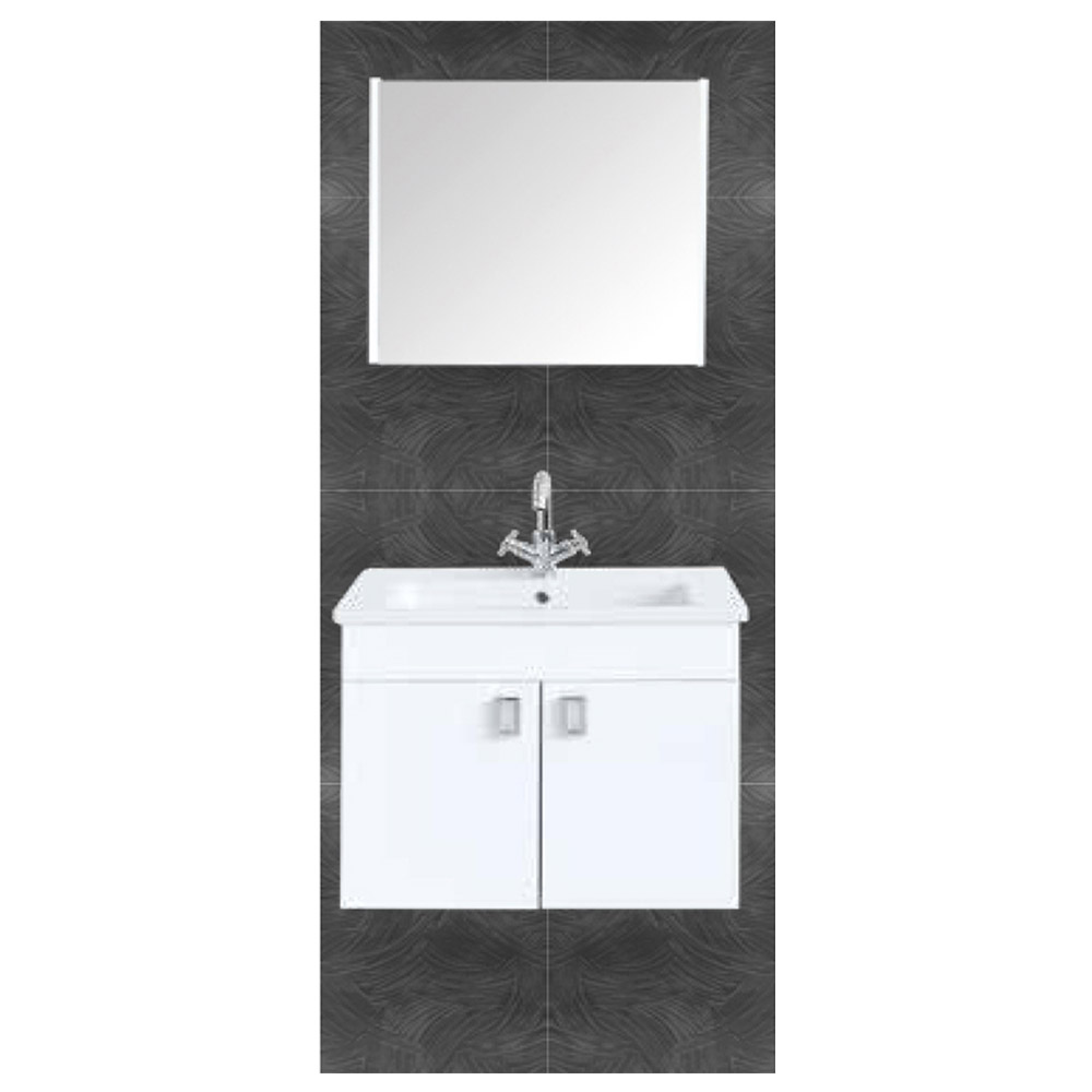 Set mobilier baie Vega suspendat 3 piese 55 cm