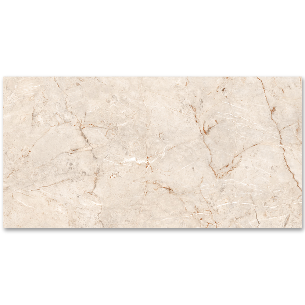 Gresie portelanata rectificata Saran Collins Crema  120X240  lucioasa