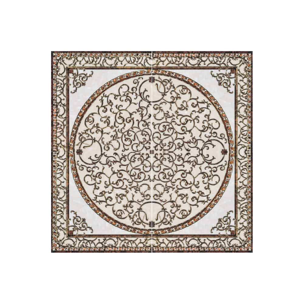 Gresie decor Baroque KCT-12071J  120 x 120 (4 placi 60x60)