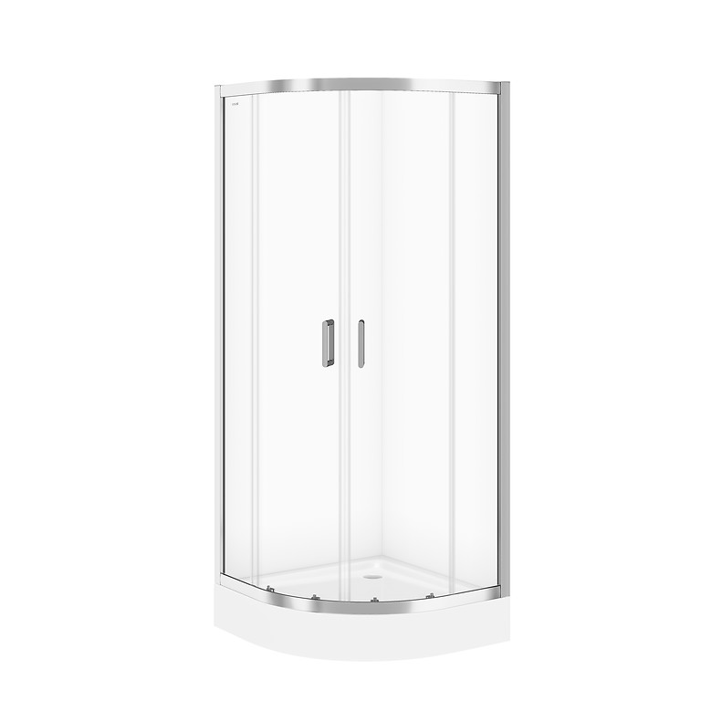 Cabina de dus Cersanit Arteco Semirotunda 800 x 800 x 1900 mm S157-001