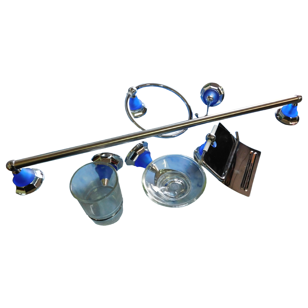 Set accesorii 6 piese 1900 Bianco-Blue