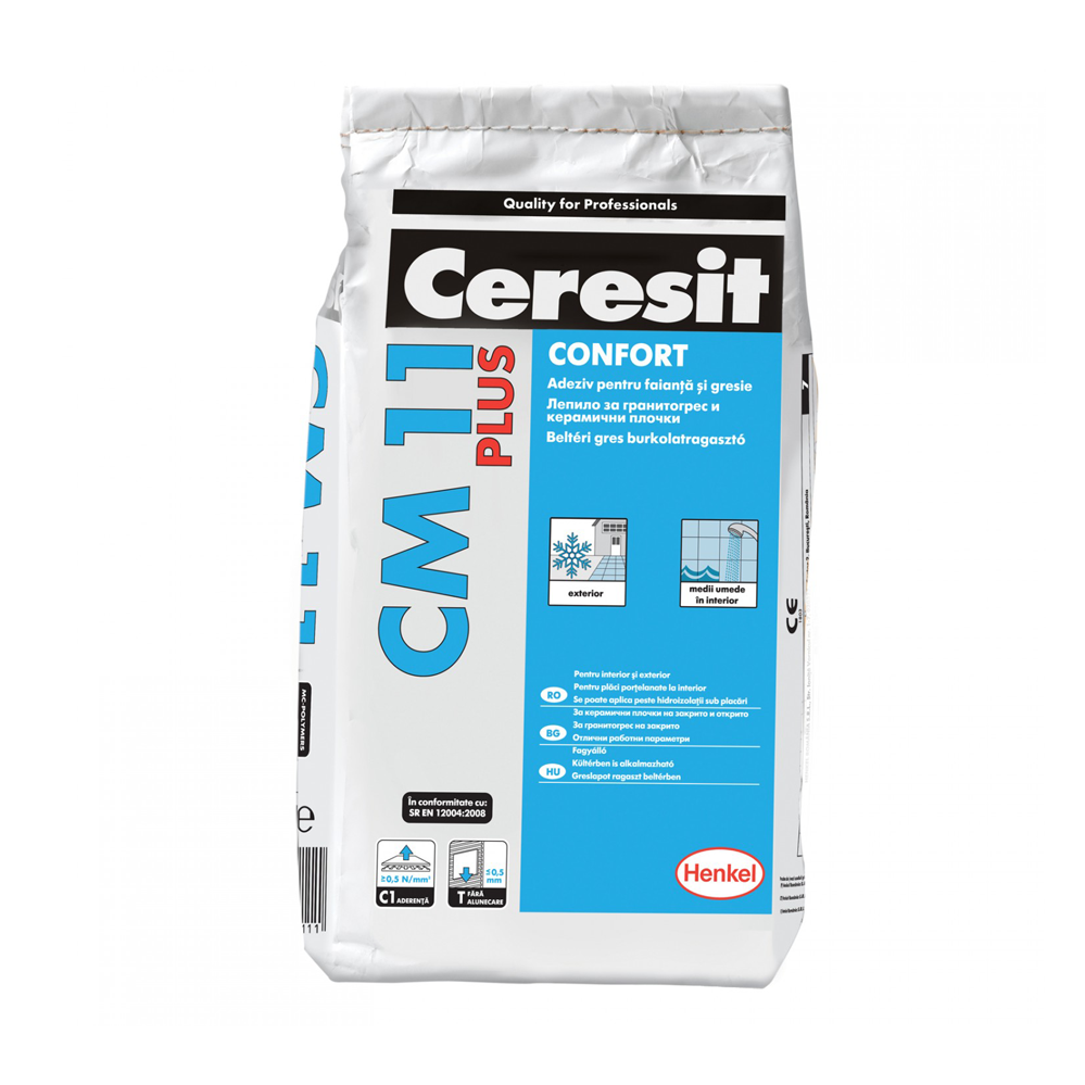 Adeziv gresie si faianta Ceresit CM 11  pentru interior/exterior  5 kg