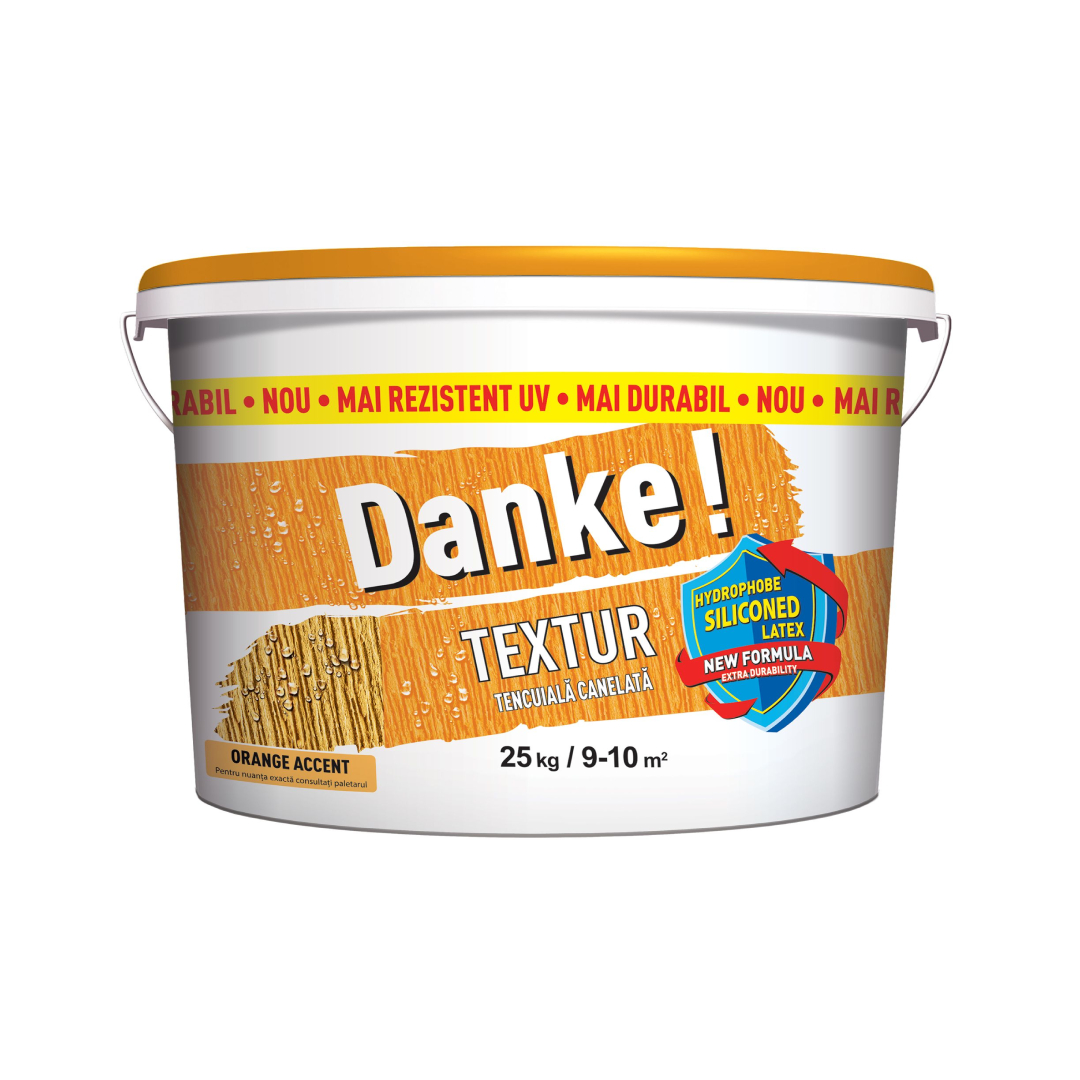 Deutek Tencuiala Danke Textur 25 KG Orange Accent