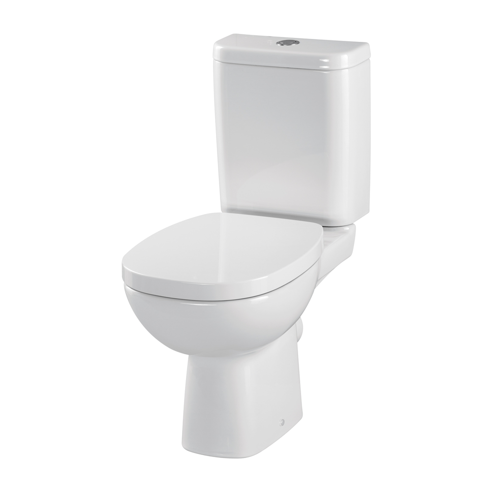 Set vas Wc Compact Facile 317 Rezervor WC 3/6L Capac WC Duroplast soft cu cadere lenta K30-008