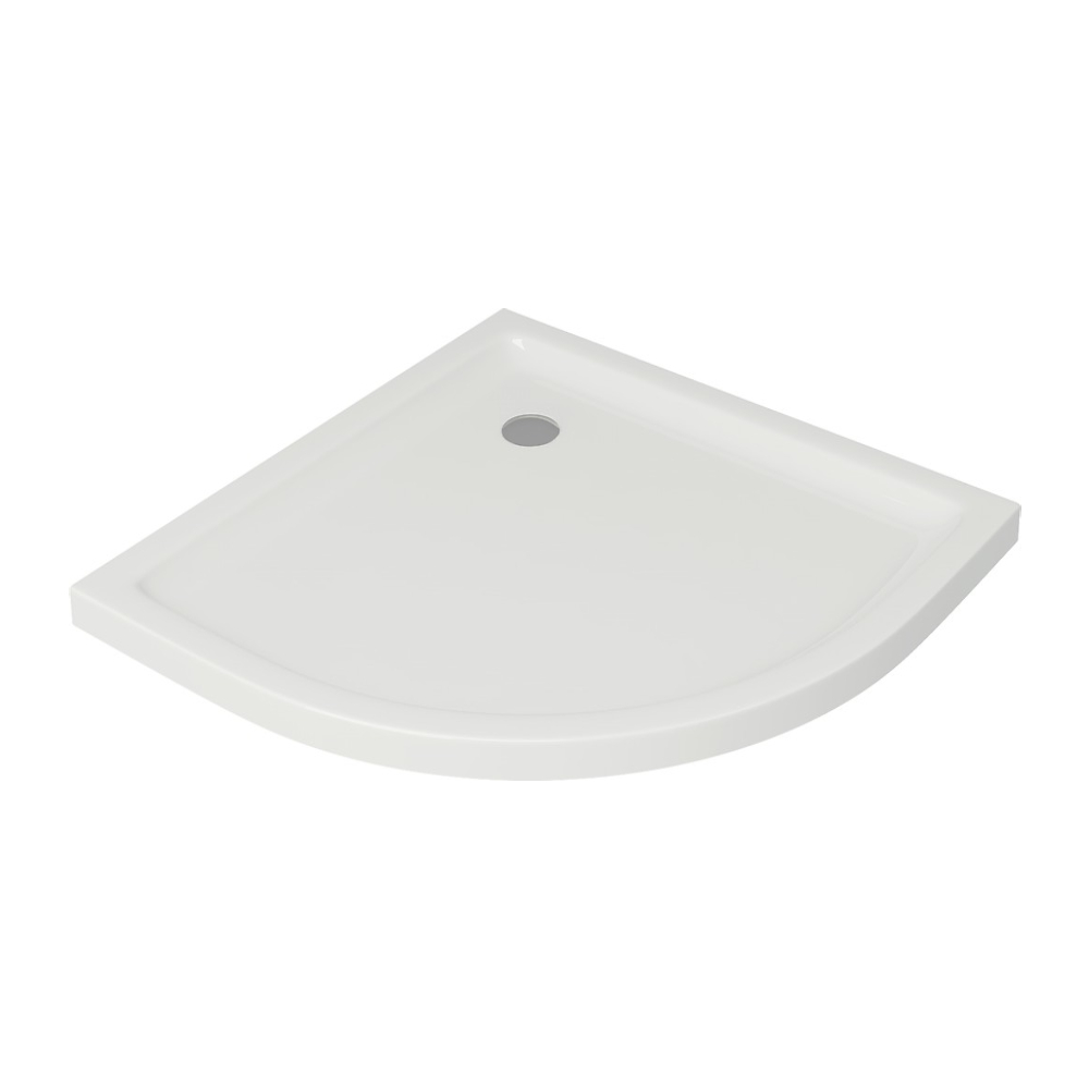 Cadita dus semirotunda Cersanit Tako S204-001, acril, 80 x 80 x 4 cm