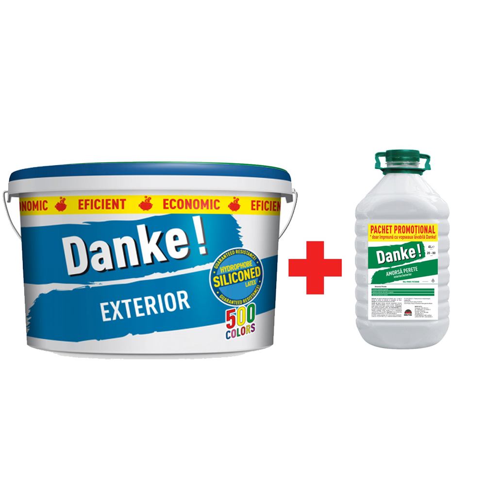 Pachet promo Danke Exterior 15 L + Amorsa 4 L