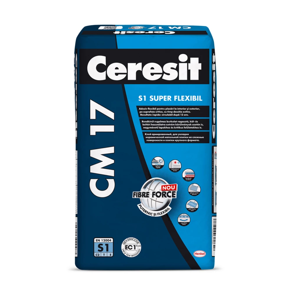 Adeziv gresie si faianta Ceresit CM 17  pentru interior/exterior  25 kg