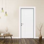 Usa de interior din MDF lacuit, Premia 1036, model L 007, alba, 2010/800 mm