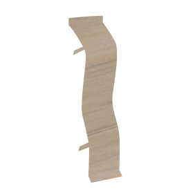 Conector plinta Prexa G0, stejar rustic