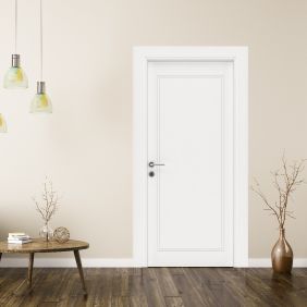 Usa de interior din MDF lacuit, Premia 1036, model Carrara, alba, 2010/800 mm
