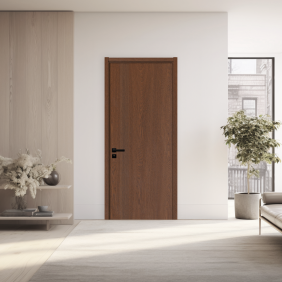 Usa interior din MDF, KM 507, reversibila, toc inclus, stejar inchis, 60 x 200 cm