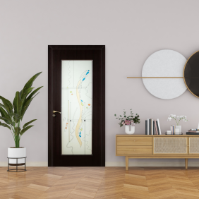Usa de interior din lemn Fashion, cu geam, FSH 111 2000/800 Wenge
