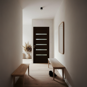 Usa de interior din lemn Combi, cu geam, KMC 032 2000/600 Wenge
