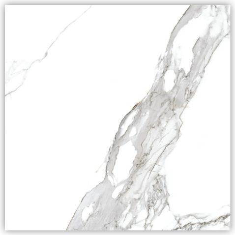 Gresie portelanata rectificata Eternal White, 60 x 60, mata