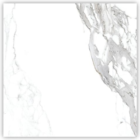 Gresie portelanata rectificata Eternal White, 60 x 60, mata