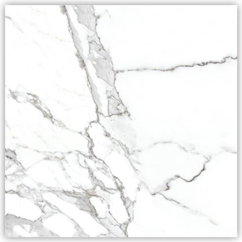 Gresie portelanata rectificata Eternal White, 60 x 60, mata