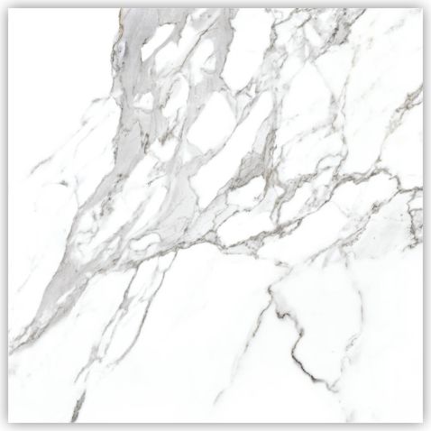 Gresie portelanata rectificata Eternal White, 60 x 60, mata