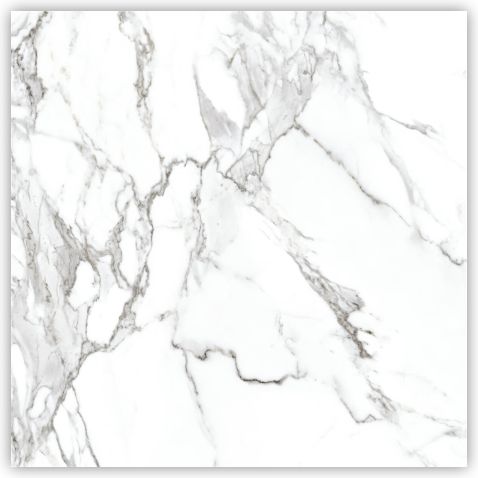 Gresie portelanata rectificata Eternal White, 60 x 60, mata