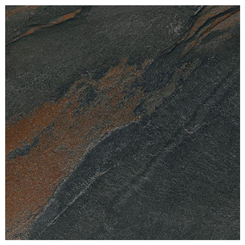 Gresie portelanata rectificata Slate Anthracite  60 x 60  sugar