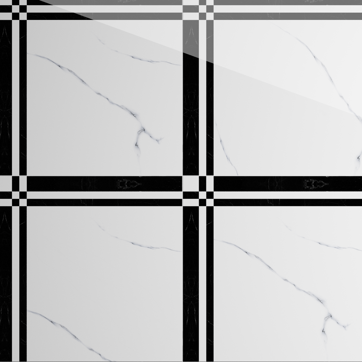 Gresie portelanata rectificata Serenity Marble 60X60 lucioasa
