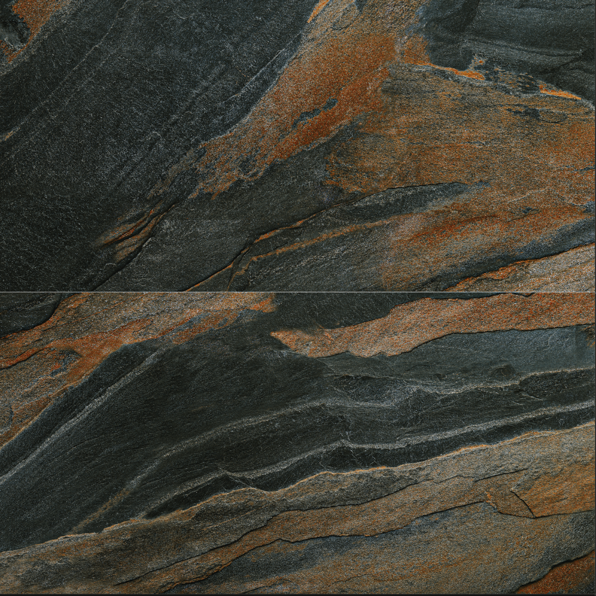 Gresie portelanata rectificata Slate Anthracite  60X120  sugar