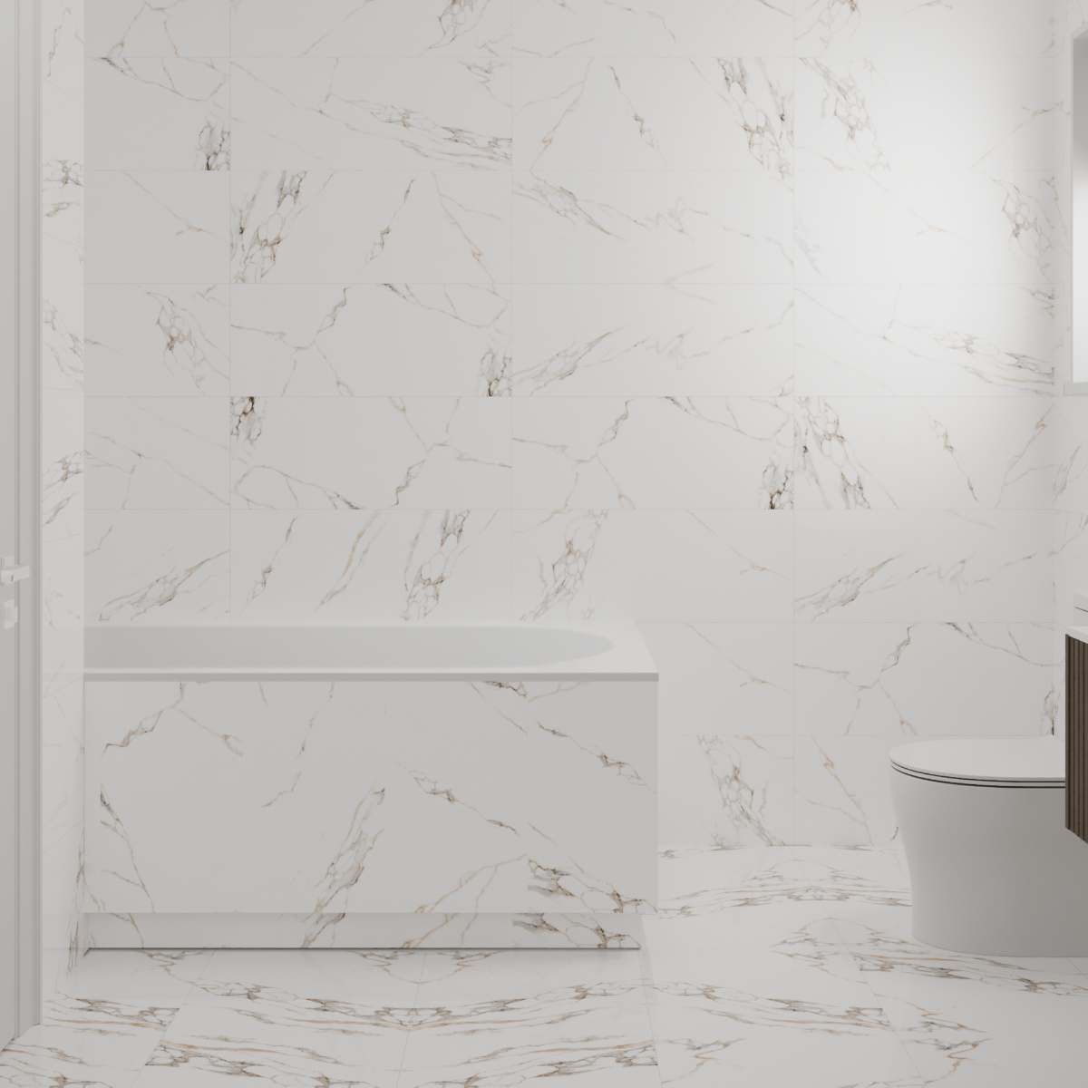 Gresie portelanata Malzini  45X45  lucioasa