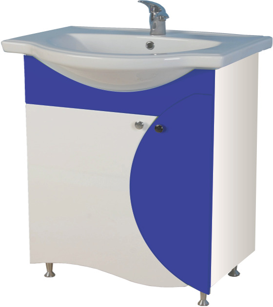 Mobilier de baie Safira 55 cm cobalt