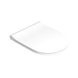 Capac WC duroplast, soft close, pentru vas wc suspendat Celesta Ava/Brillo, alb