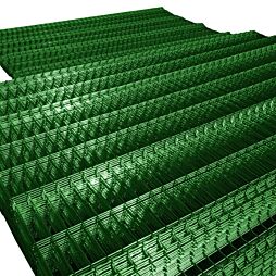 Panou gard bordurat zincat verde 1200 mm x 2500 mm
