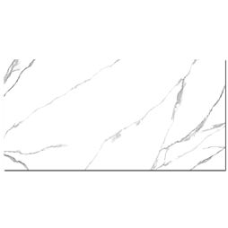 Gresie portelanata rectificata Carrara White, bookmatch B, 60X120, lucioasa