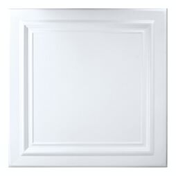 Tavan fals decorativ 08122, alb, 500 x 500 mm