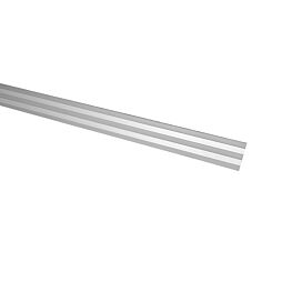Profil treapta aluminiu exterior Silver 2.5M
