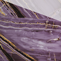 Gresie portelanata rectificata Zenith Purple, 60X120, lucioasa